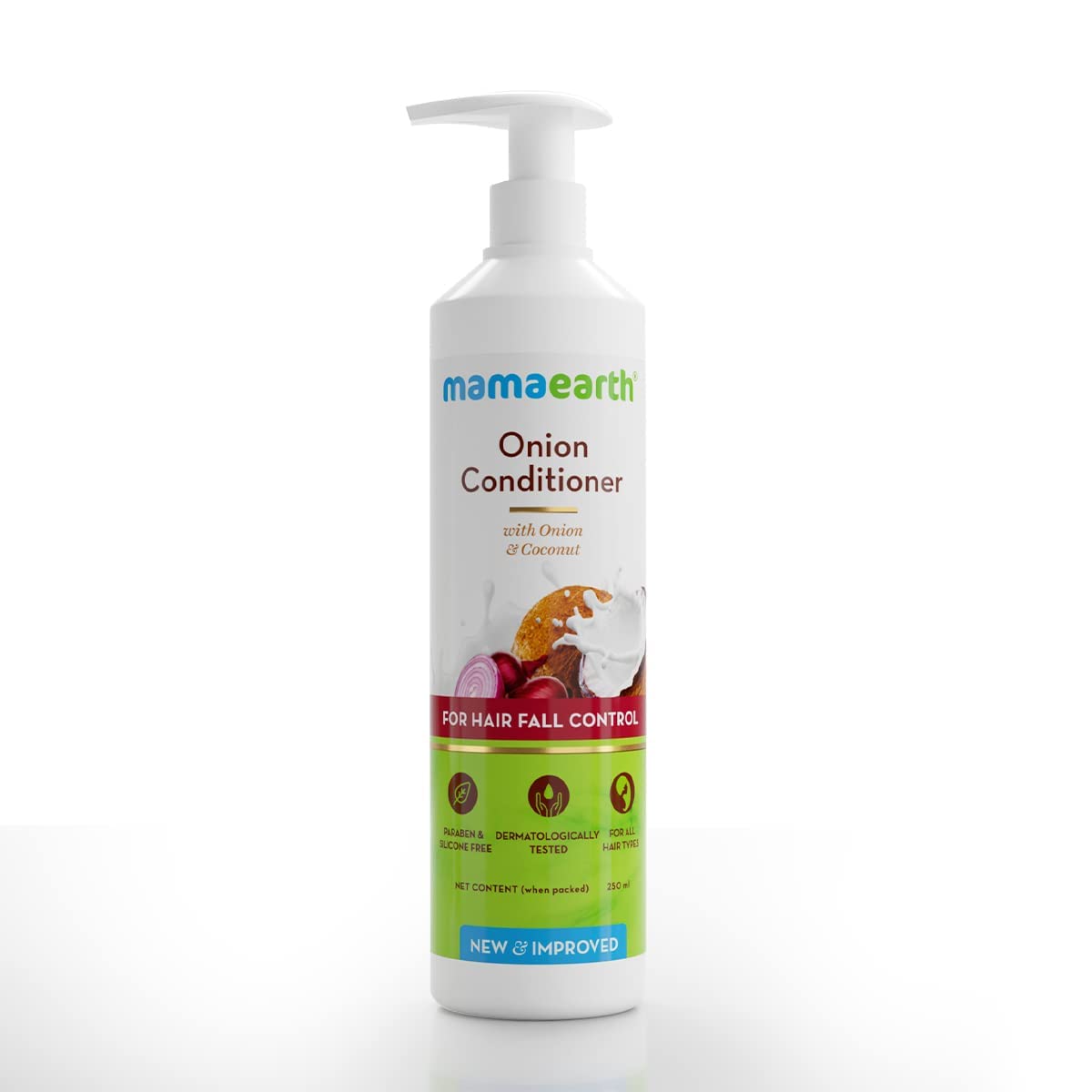 Mamaearth Onion Conditioner for Hair Growth & Hair Fall Control with Coconut Oil 250ml