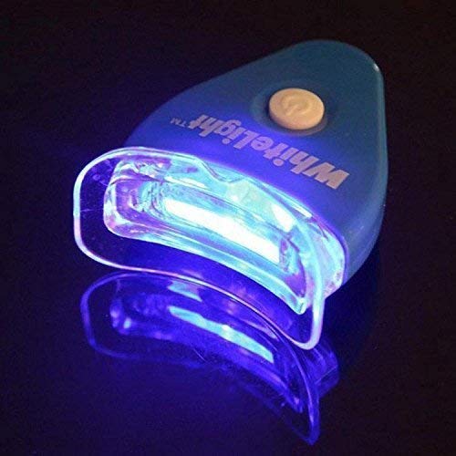 Holy Delight Teeth Whitening Tooth Polisher with LED Light Luma Smile Rubber Cups (White)