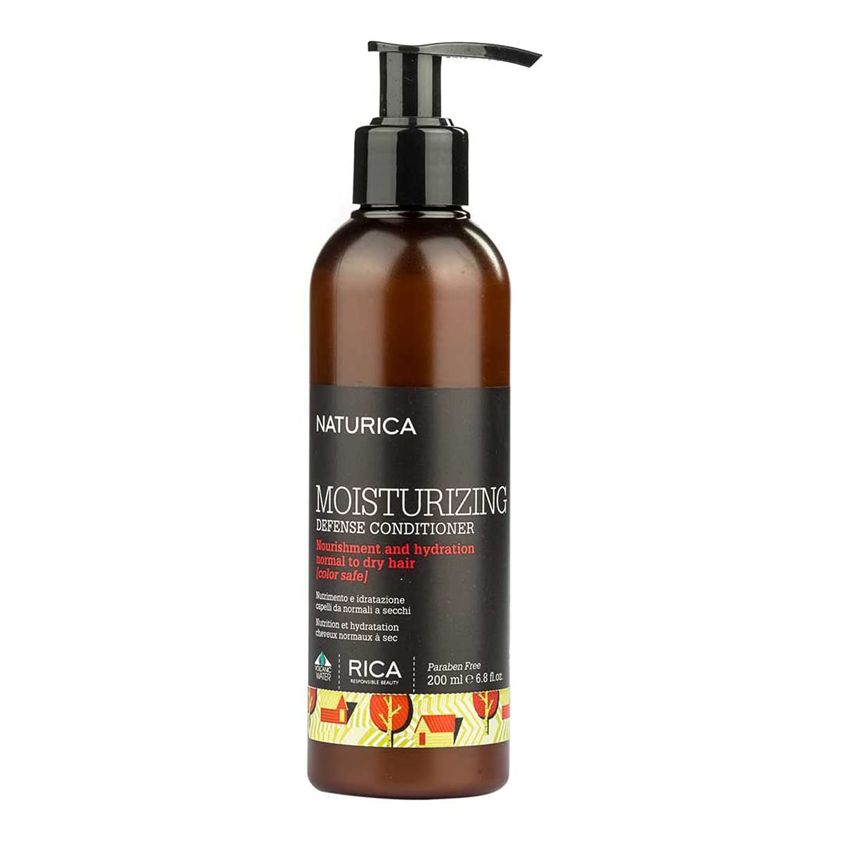 Naturica Moisturising Defense Conditioner For Dry & Frizzy Hair Nourishment & Hydration With Grape & Keratin Extract For Frizzy, Dry Hair - 200Ml, 1 Count