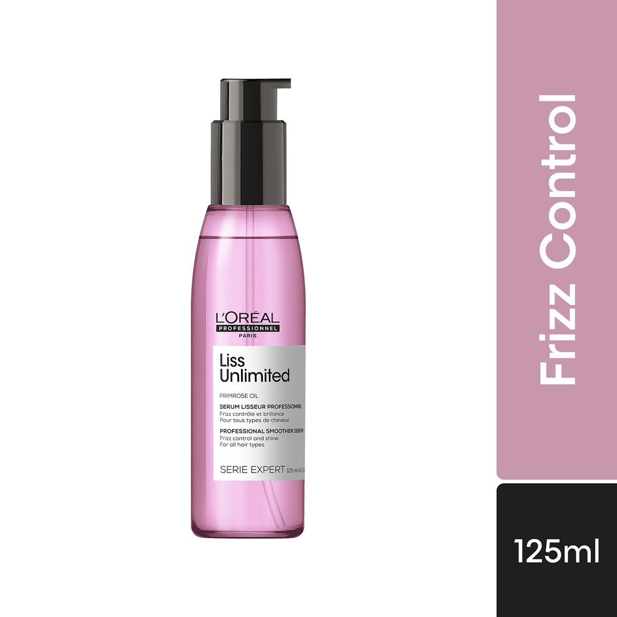 L'Oréal Professionnel Serie Expert Liss Unlimited Blow Dry Serum 125 Ml, For Frizz-Free Hair