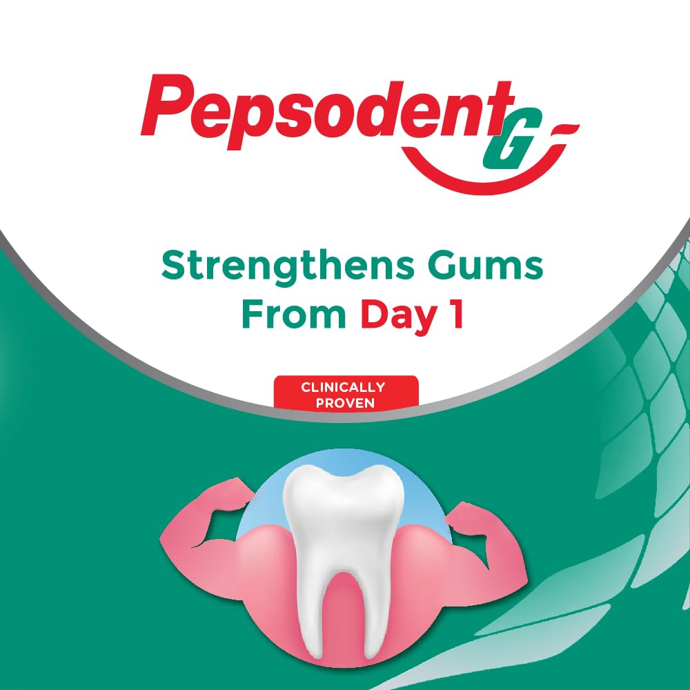 Pepsodent Expert Protection Gum Care+ Toothpaste, Reduces Gum Problems With Advanced Anti Bacterial Zinc Technology, Improves Gum Health, 140 g