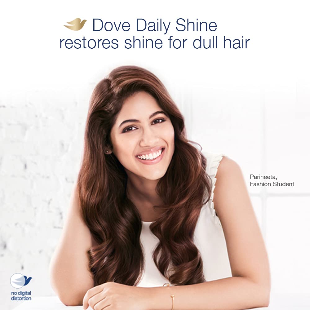 Dove Daily Shine Shampoo For Dull Hair, 340 ml