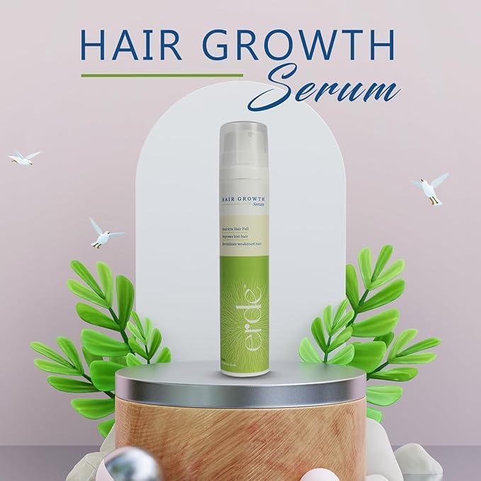 ERDE Advanced Hair Growth Serum I Restricts Hair Fall I Scalp Nourishment I Procapil + Anagain + Redensyl Hair Growth Serum For Women & Men With Natural Ingredients, 60ml