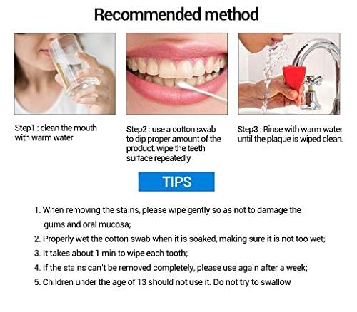 Teeth Whitening Serum by LANBENA, Removes Stains and Plaque, Whitening Essence Liquid for Oral Hygiene