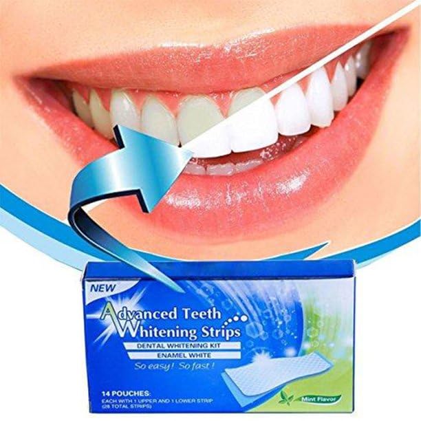 Teeth Whitening Strips, Gentle for Sensitive Teeth, Professional Effect to Remove Stains, Teeth Whitening for Oral Care,(14 Pairs).