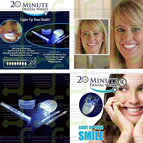 SEAHAVEN Smile Dental Tooth Polishing Whitening Tool Oral Toothbrush LED Light Teeth Whitening whith Oral Care Toothpaste Kit