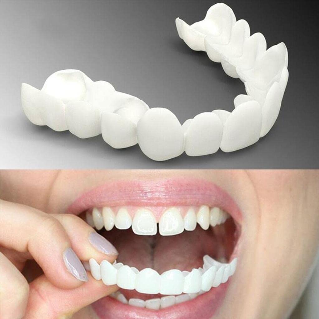 T.O.G. Snap Lower False Teeth Dental Veneers Dentures Tooth Cover White