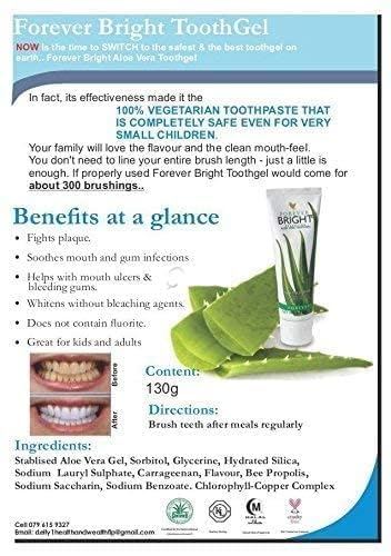 Forever Living Products Bright Toothgel, Brightening,Clean,Dental Care, Pack Of 1