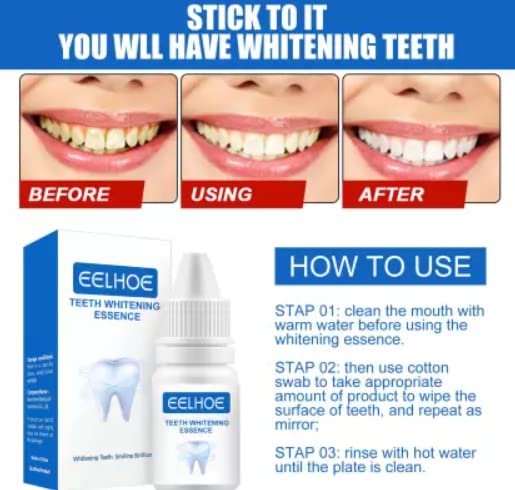 EFERO Teeth Whitening Bleaching Cleaning Serum Teeth Whitening Liquid Oral Hygiene Tooth Whitening