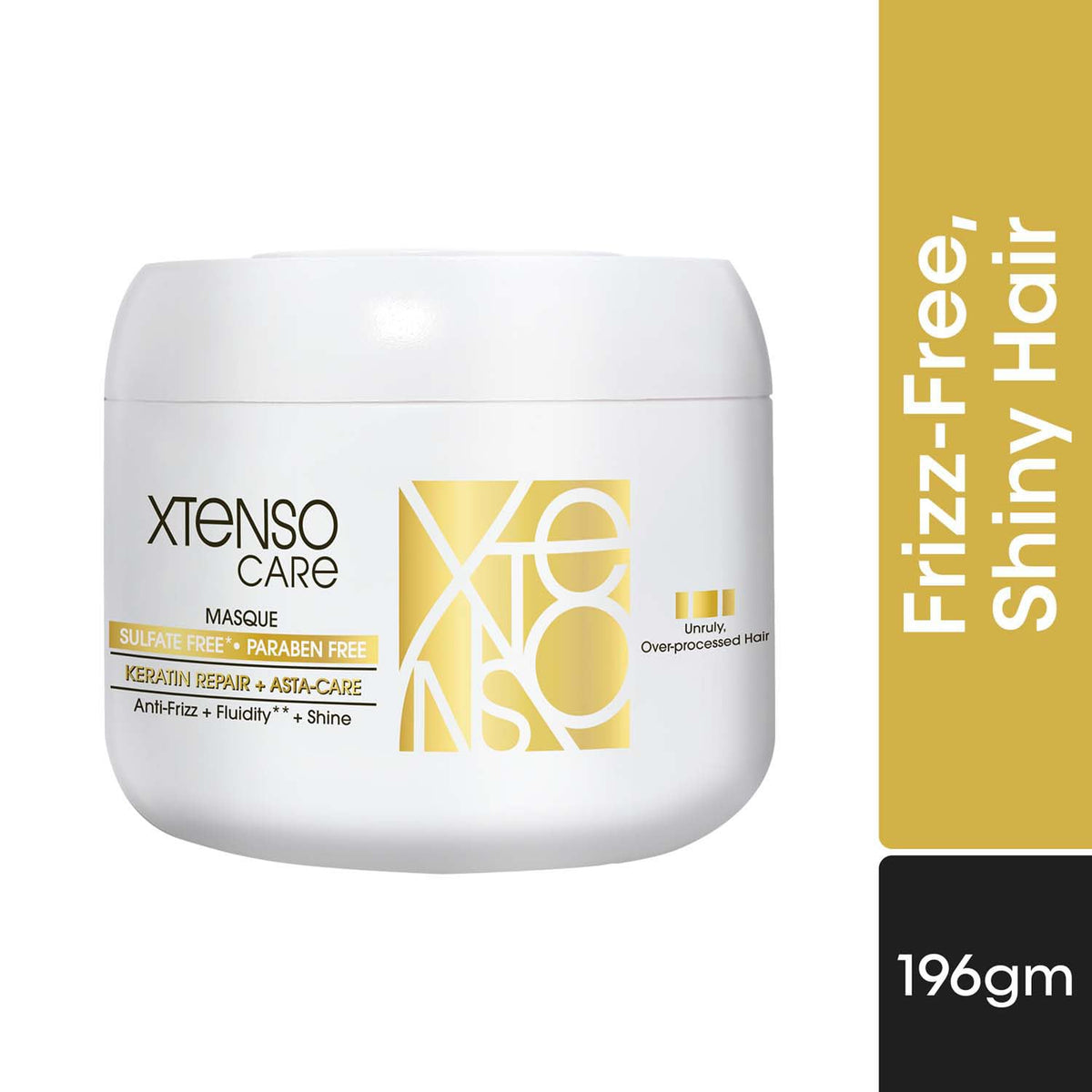 L'Oréal Professionnel Xtenso Care Sulfate-Free Masque for Frizz-Free, Shiny & Manageable Hair 196gms | With Pro Keratin & Asta Care | For Men & Women | Unruly, Unmanageable Hair