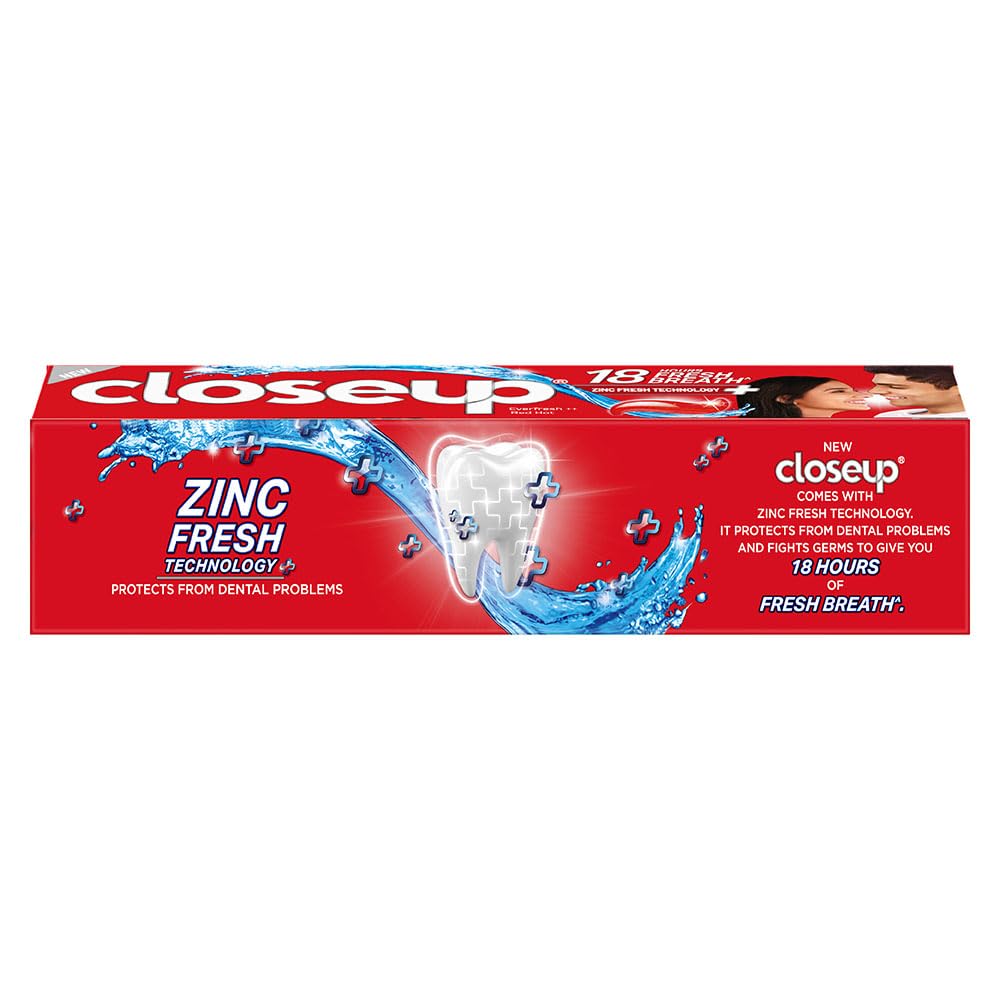 Closeup Toothpaste | Long lasting 18 Hours Of Fresh Breath & White Teeth - 150g