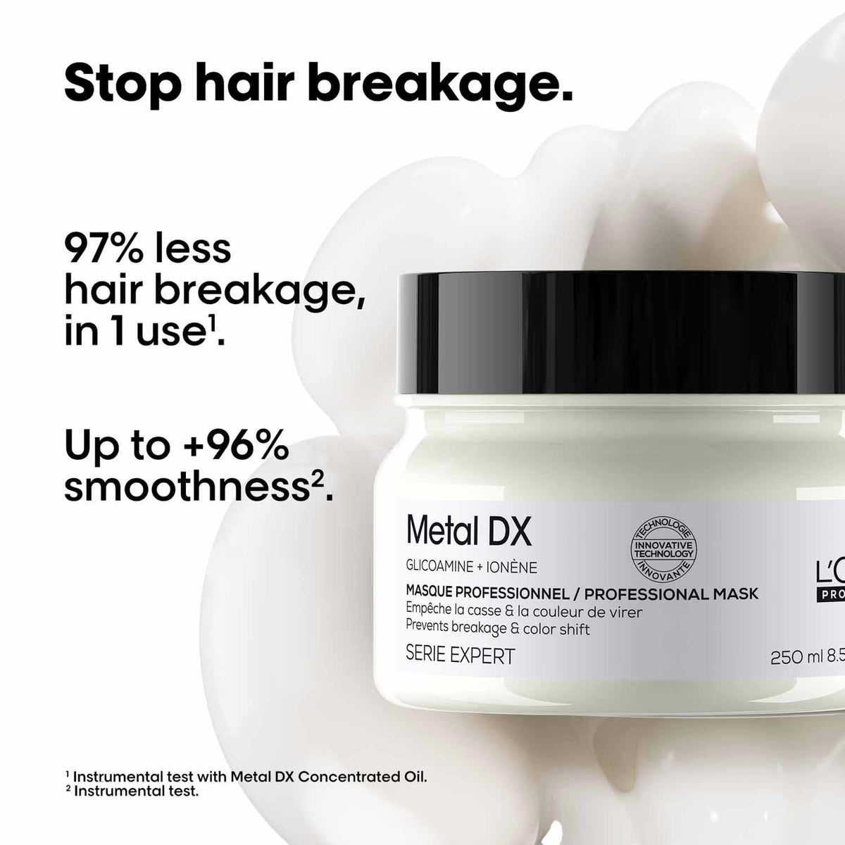 L'OREAL PROFESSIONNEL PARIS Metal Dx Hair Mask, 250Gm | Anti-Deposit Protector Hair Mask | Hair Mask For Dry & Frizzy Hair