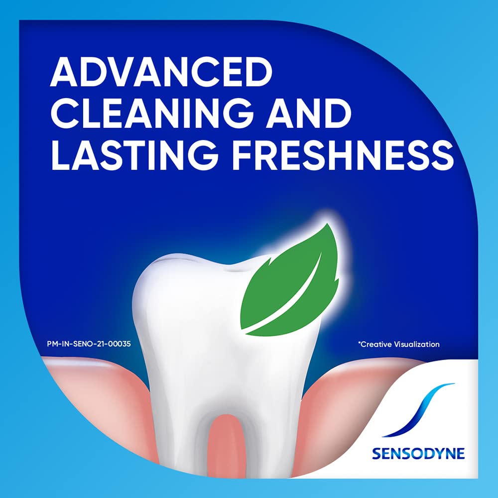 Sensodyne Deep Clean 70g Toothpaste, Sensitive tooth paste for advanced cleaning and lasting freshness