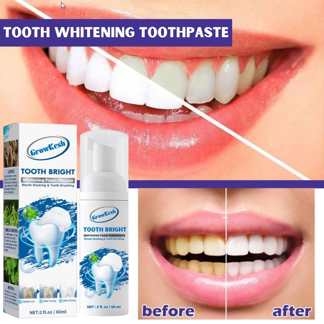 Teeth Cleansing Foam To Remove Yellow Stains (60ml)