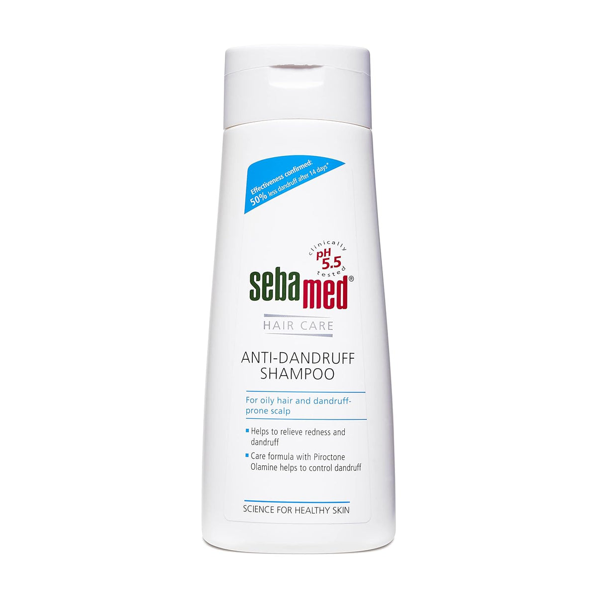 Sebamed Anti-Dandruff Shampoo | pH 5.5 I Confirmed 50% less dandruff in 2 weeks | Piroctone Olamine | Dermatologically & clinically tested | 200ml