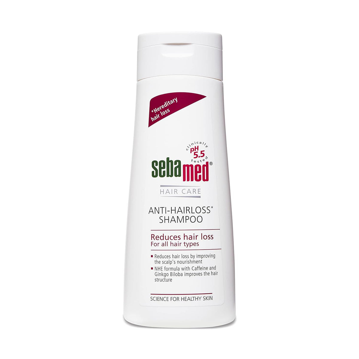 SebaMed Anti-Hairloss Shampoo, 200ml & SebaMed SPF 30 Lip Defense Stick, 4.8g