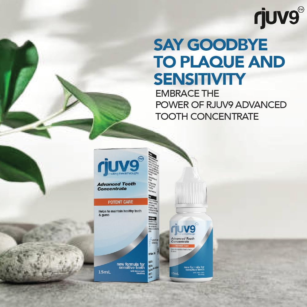 RJUV9 Change Your Chemical Toothpaste, Advanced Tooth Concentrate, Controls Bleeding Gums, Prevents Tooth Sensitivity And Reduces Harmful Bactria (15ml)