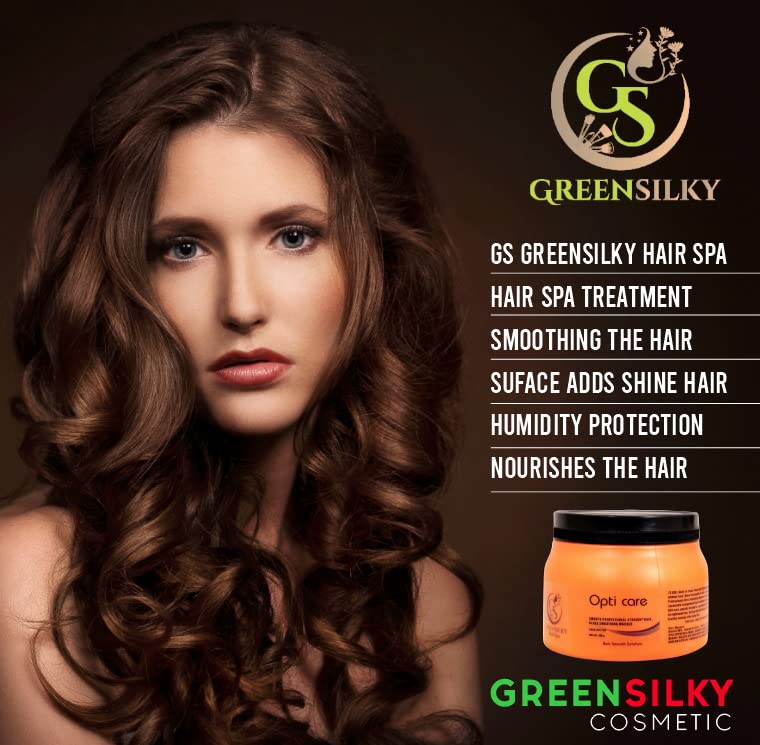 GREENSILKY Opti Care Smooth Professional Straight Hair Ultra Smoother Masque with Shea Butter 490g