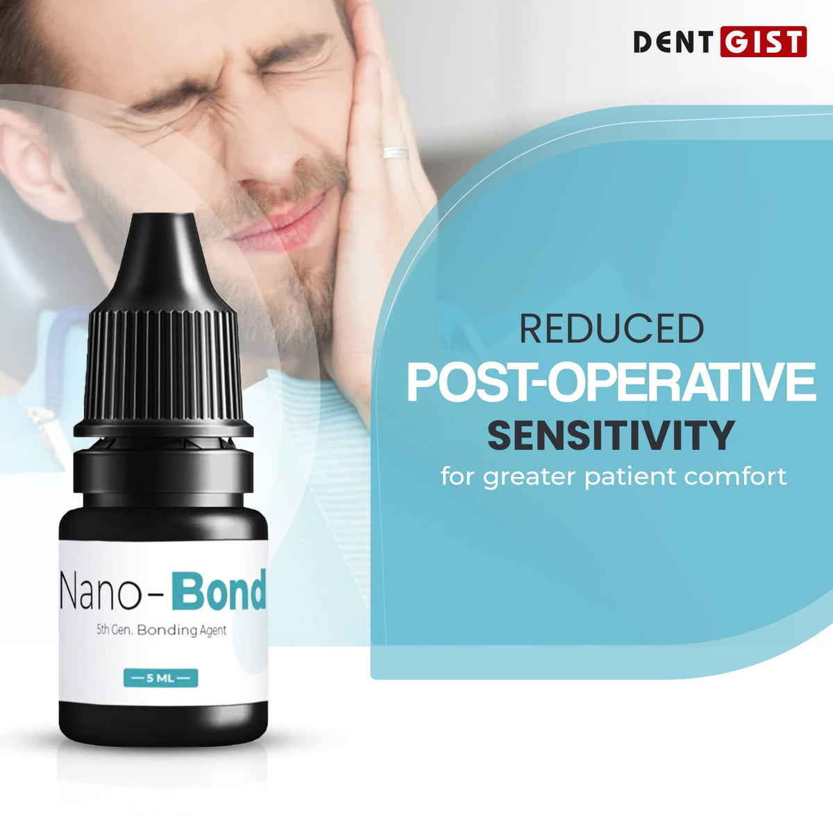 DentGist Nano-Bond | Light Curing Single Component 5th Gen Bonding Agent | Adhesive System