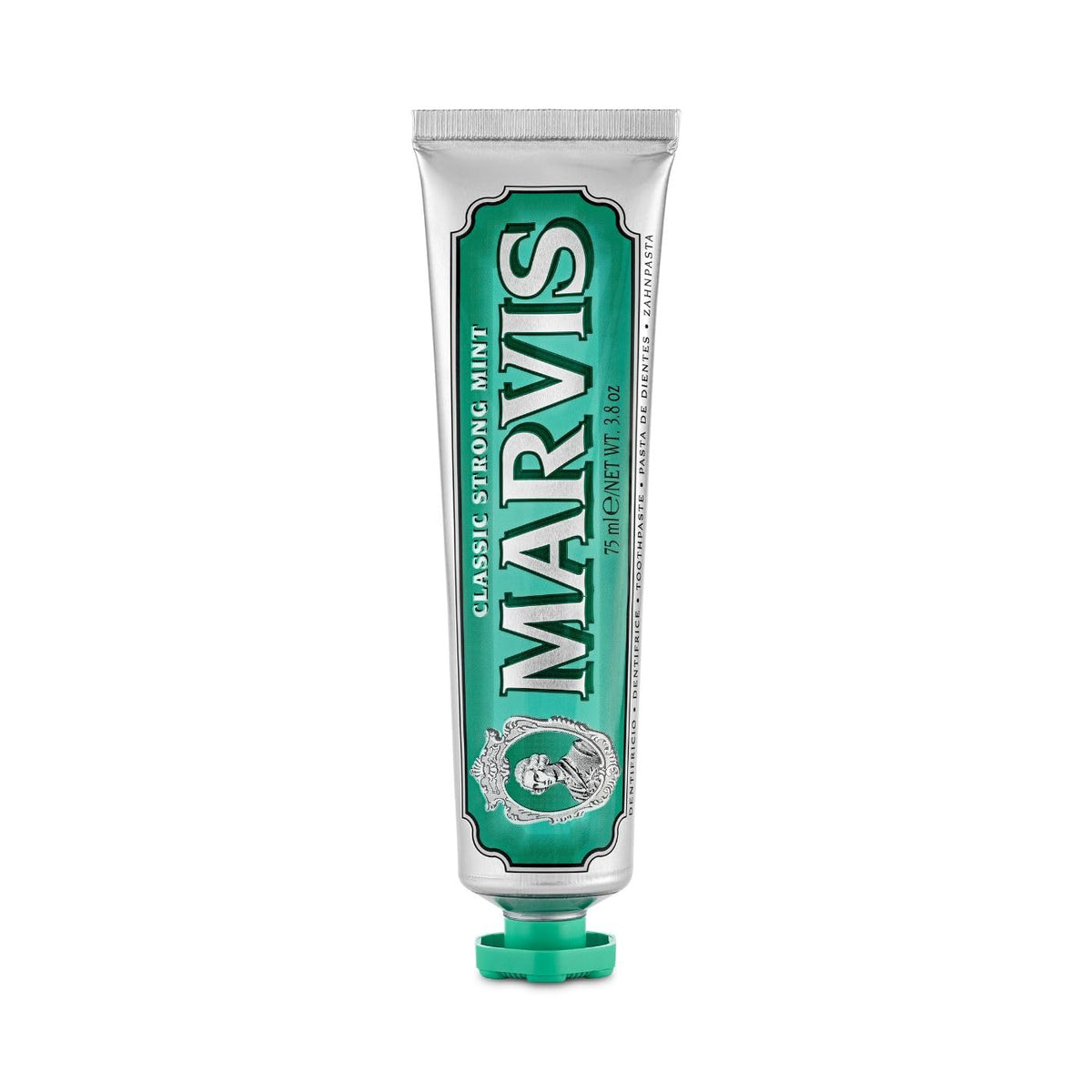 Marvis Classic Strong Mint Toothpaste, Controls Plaque, 3.8 Ounces