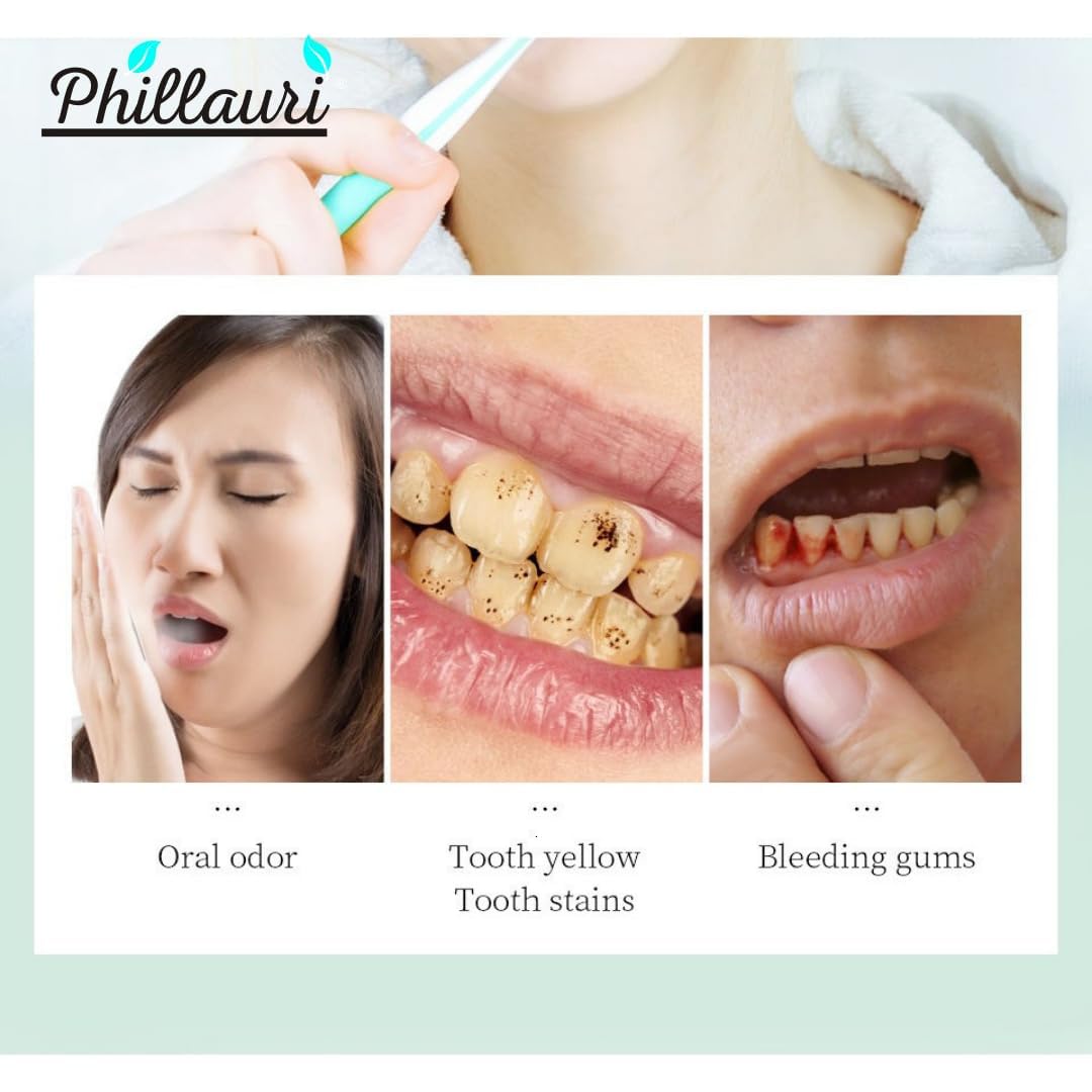 Phillauri Whitens Teeth Teeth Lightening Foam To Remove Yellow Stains, Tobacoo, Tartar And Tobacco Stains 60Millilitre