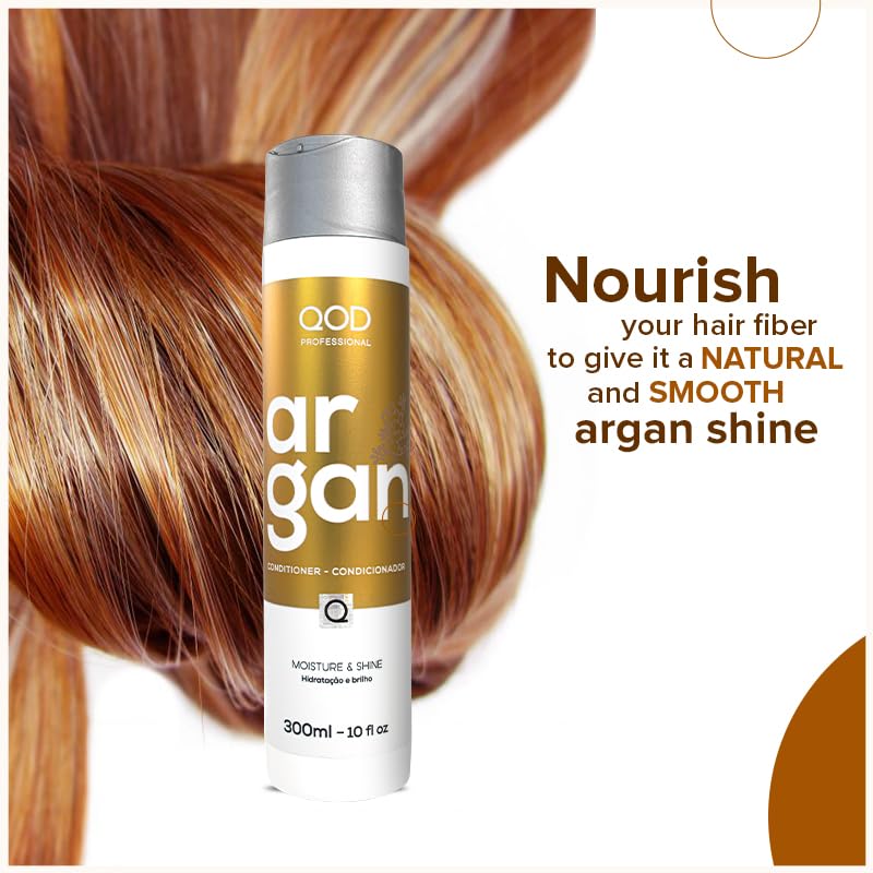 Qod Professional Argan Conditioner 300Ml | Sulphate Free | Sodium Chloride Free