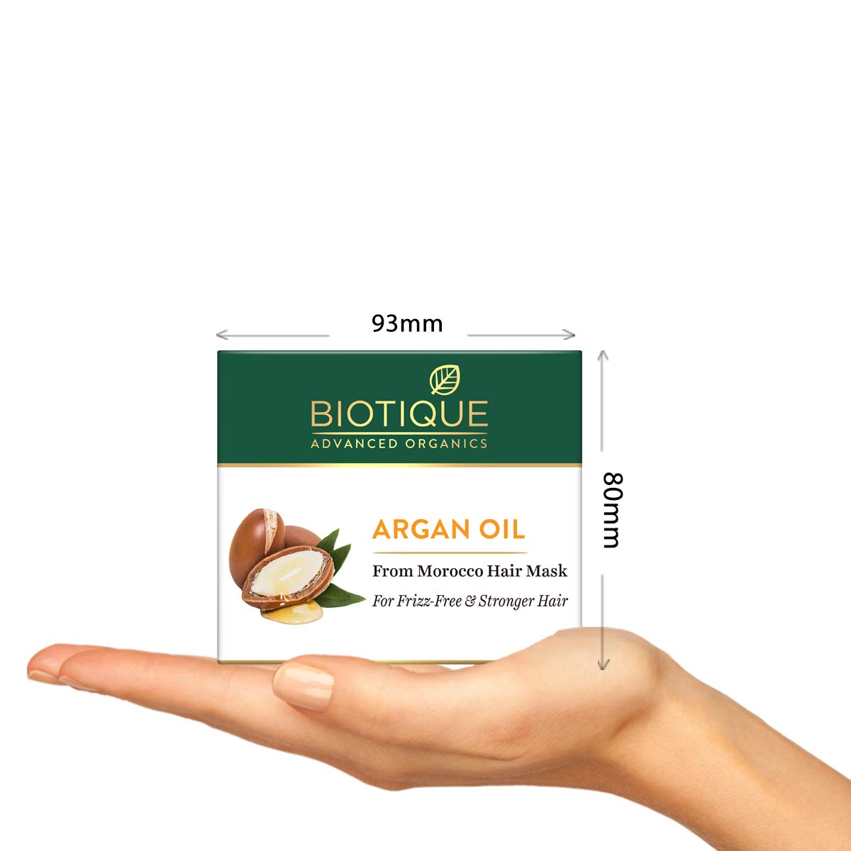 Biotique Argan Oil Hair Mask from Morocco (Ideal for Frizz -Free and Stronger Hair), 175g