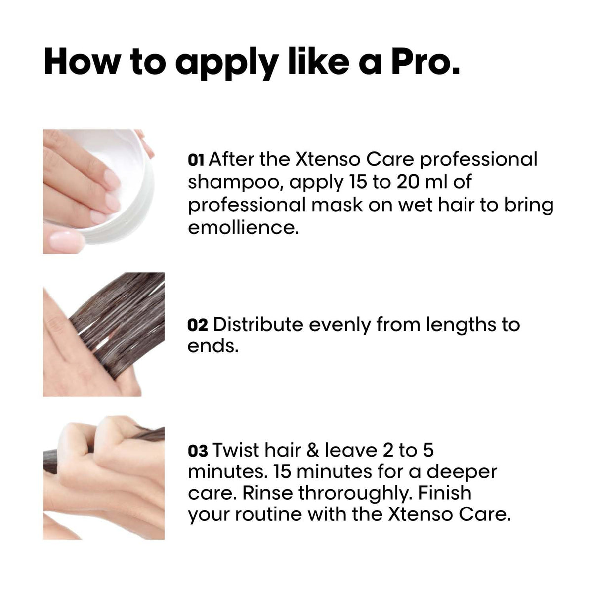 L'Oréal Professionnel Xtenso Care Sulfate-Free Masque for Frizz-Free, Shiny & Manageable Hair 196gms | With Pro Keratin & Asta Care | For Men & Women | Unruly, Unmanageable Hair