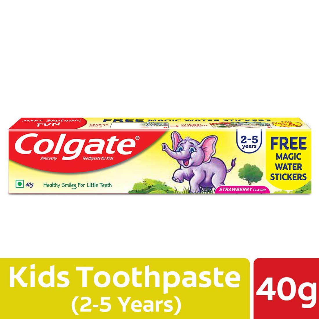 Colgate Kids Strawberry Toothpaste, Fresh Breath, 40g