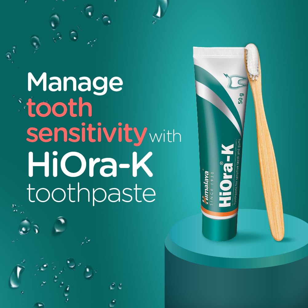 Himalaya Herbals HiOra-K Toothpaste for Sensitive Teeth and Gum - 50 g