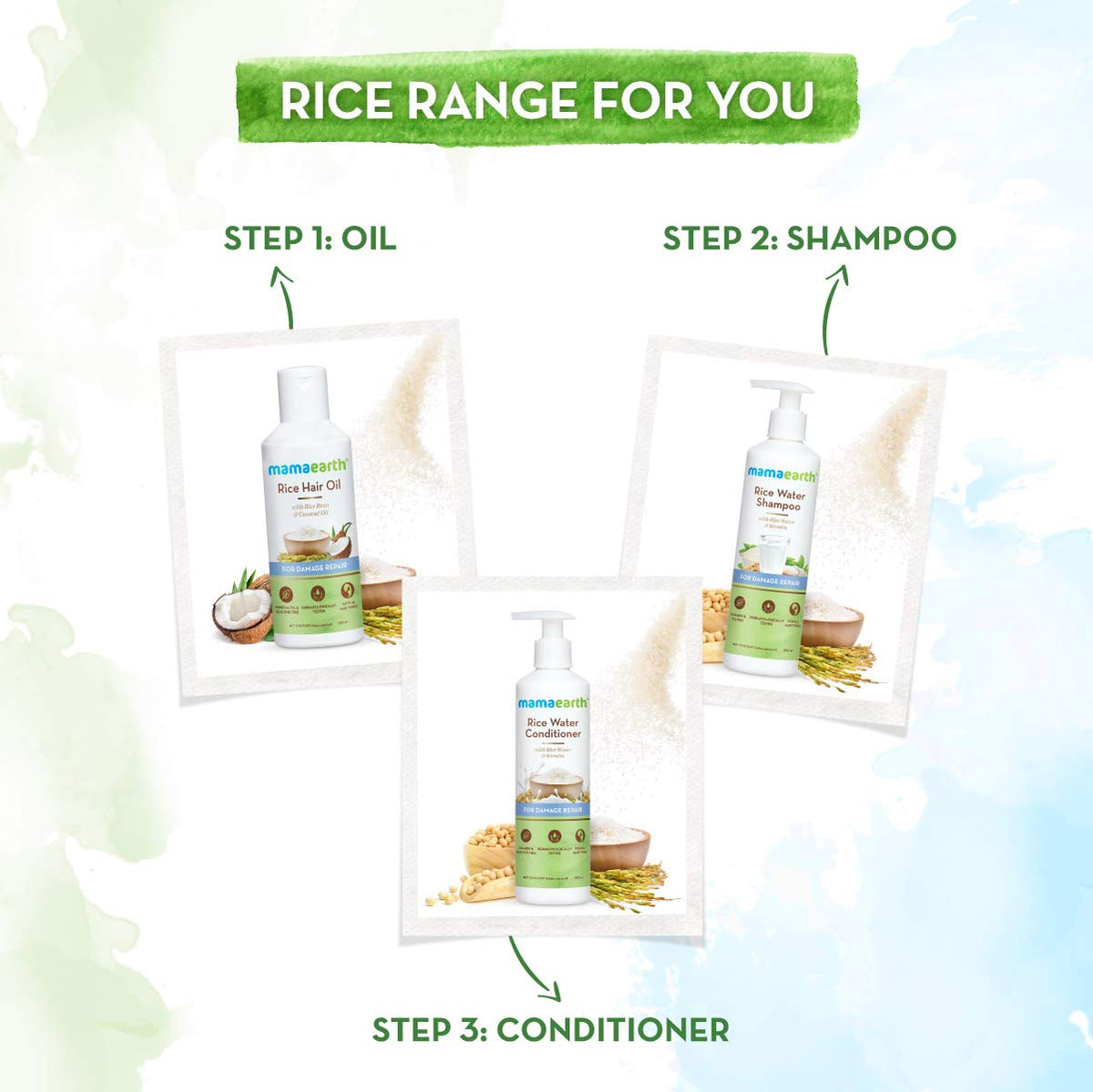 Mamaearth Rice Water Conditioner 250Ml, Frizzy