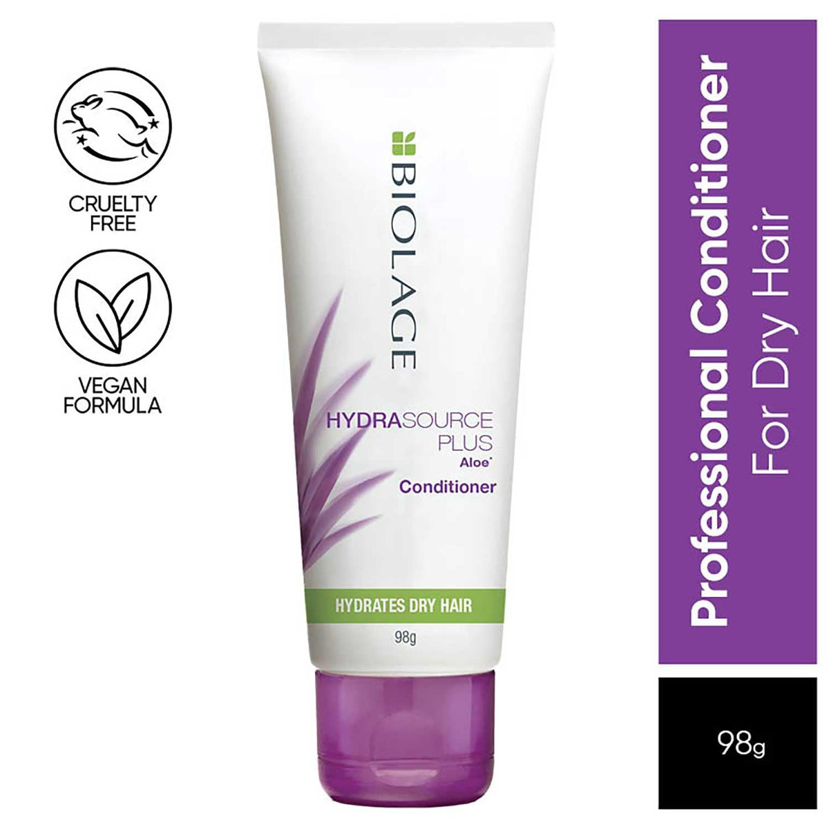 Biolage Hydrasource Conditioner, Paraben Free, Intensely Hydrates Dry Hair, For Dry Hair (Apricot), 98g