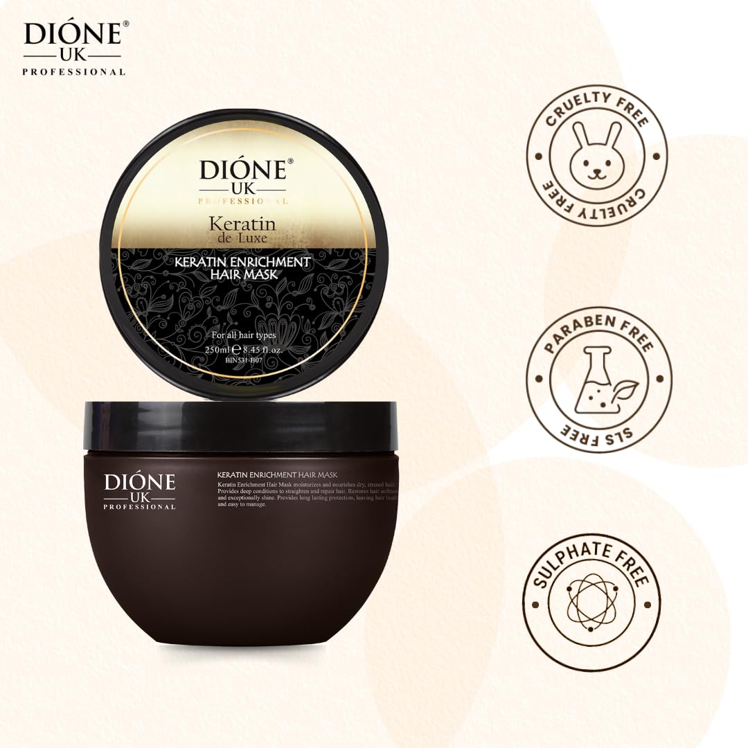 Dione UK Keratin De Luxe Hair Treatment Mask (250 ml)