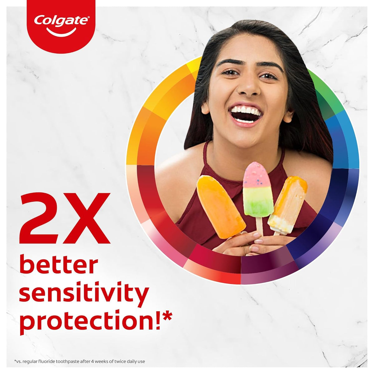 Colgate Total Sensitive Toothpaste 120 gm, Antibacterial Tooth paste, Whole Mouth Health, World's No. 1* Germ-fighting Toothpaste