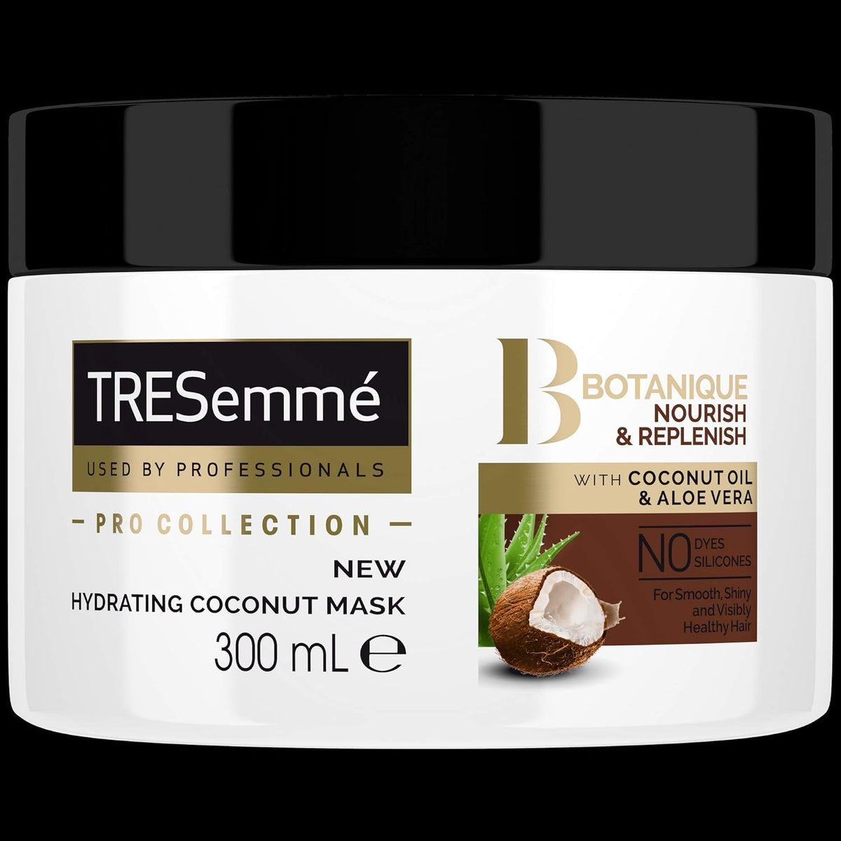 Tresemmé Botanique Nourish and Replenish Hydrating Coconut Mask with Coconut oil and Aloevera For Smooth, Shinty and Visible Healthy Hair 300ml