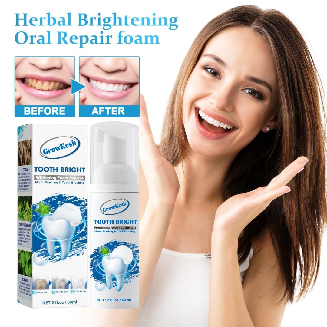 Teeth Cleansing Foam To Remove Yellow Stains (60ml)