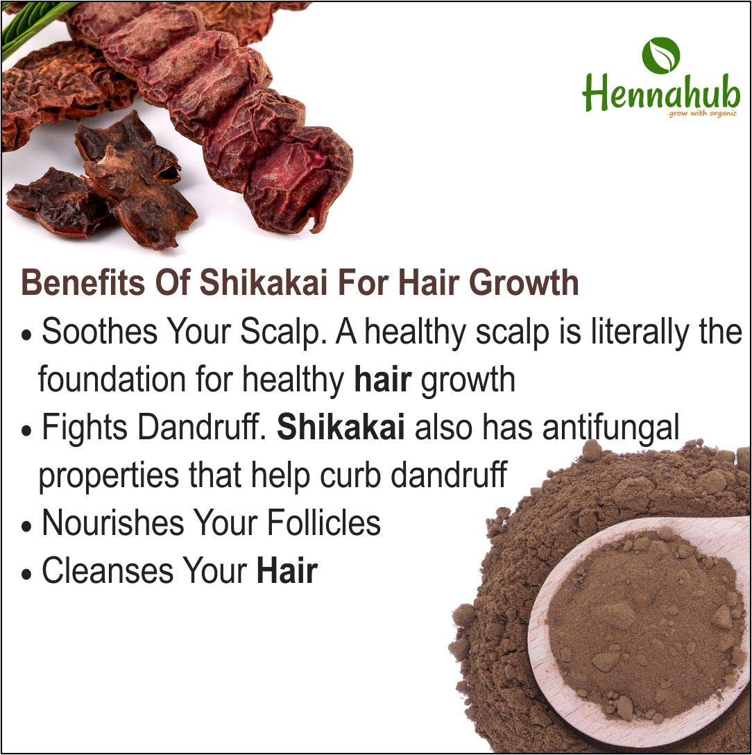 Hennahub Amla, Reetha, Shikakai, Bhringraj and Hibiscus Powder for Hair Growth & Hair Mask, 200g each (Combo Pack of 5)