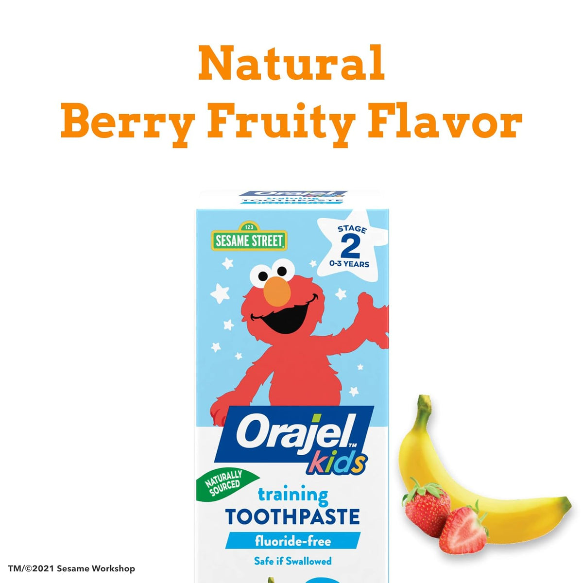 ORAJEL TRAINING TOOTHPASTE 42.5G - SESAME STREET