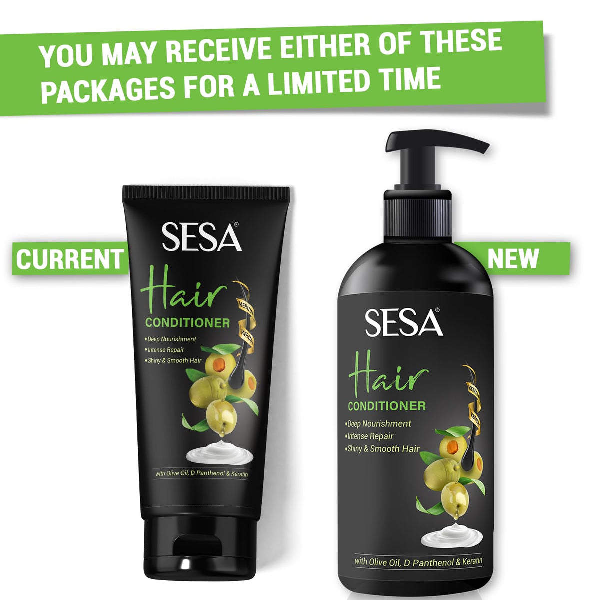 SESA Hair Conditioner For Dry And Frizzy Hair Deep Conditionining And Nourishment Soft & Shiny Hair - 300 Ml