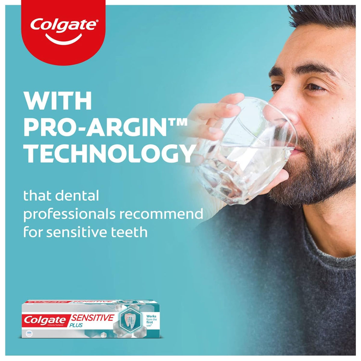 Colgate Sensitive Plus Relief Toothpaste, 70G, With Pro-Argin Technology, Clinically Proven Formula Provides Instant Relief Tooth Paste For Instant & Lasting Sensitivity Relief