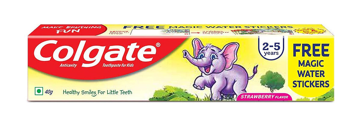 Colgate Kids Strawberry Toothpaste, Fresh Breath, 40g