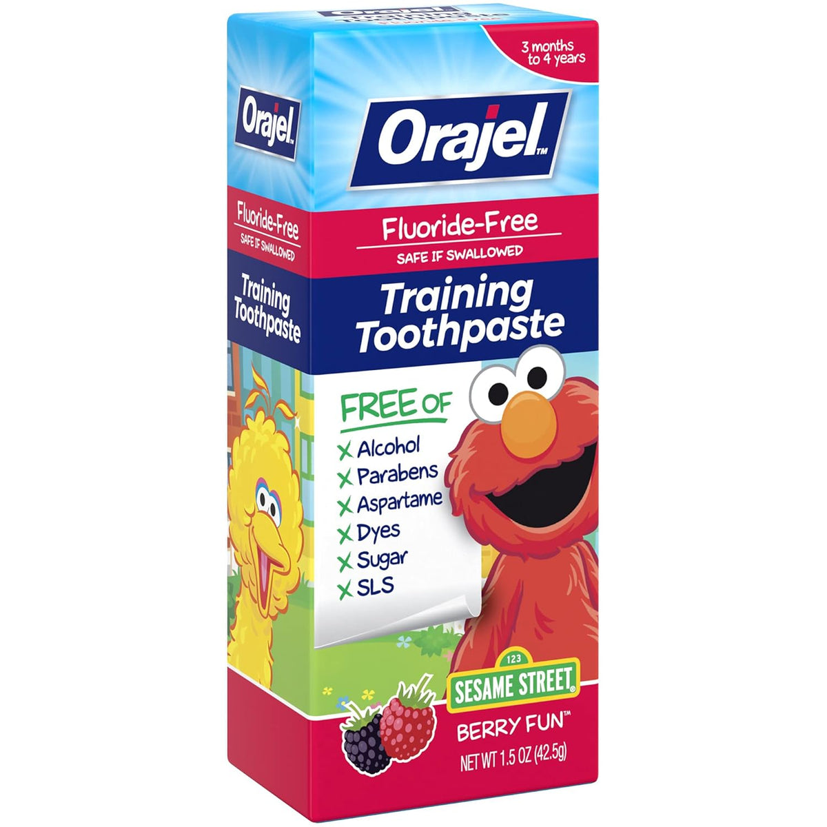 ORAJEL TRAINING TOOTHPASTE 42.5G - SESAME STREET