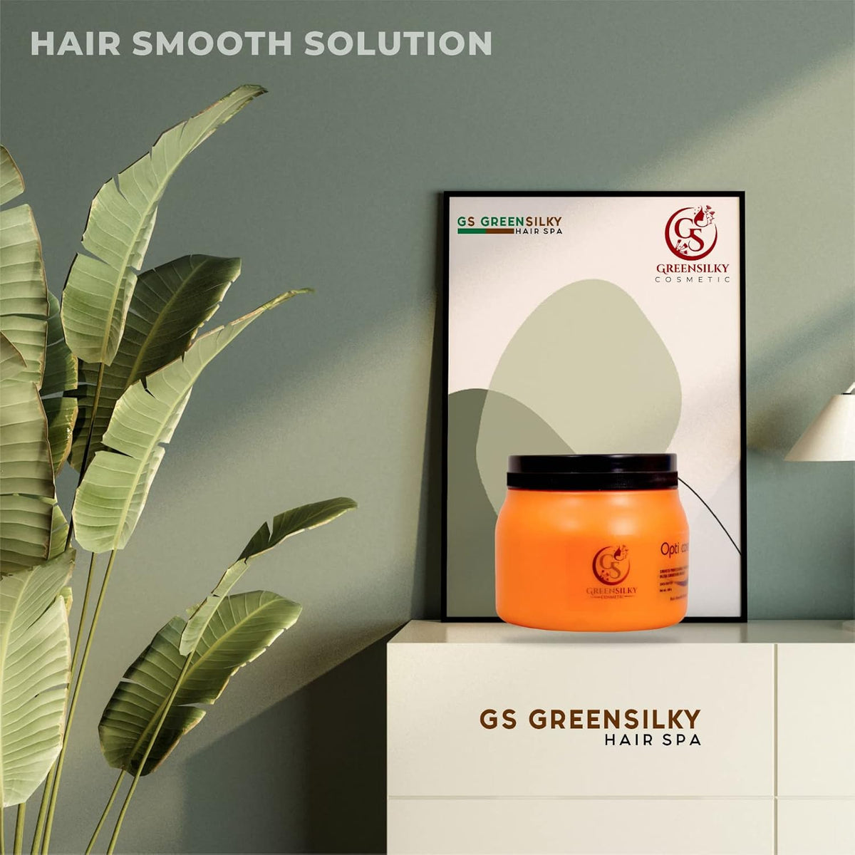 GREENSILKY Opti Care Smooth Professional Straight Hair Ultra Smoother Masque with Shea Butter 490g