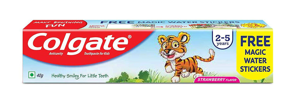 Colgate Kids Strawberry Toothpaste, Fresh Breath, 40g