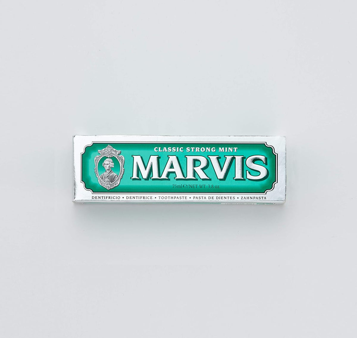 Marvis Classic Strong Mint Toothpaste, Controls Plaque, 3.8 Ounces