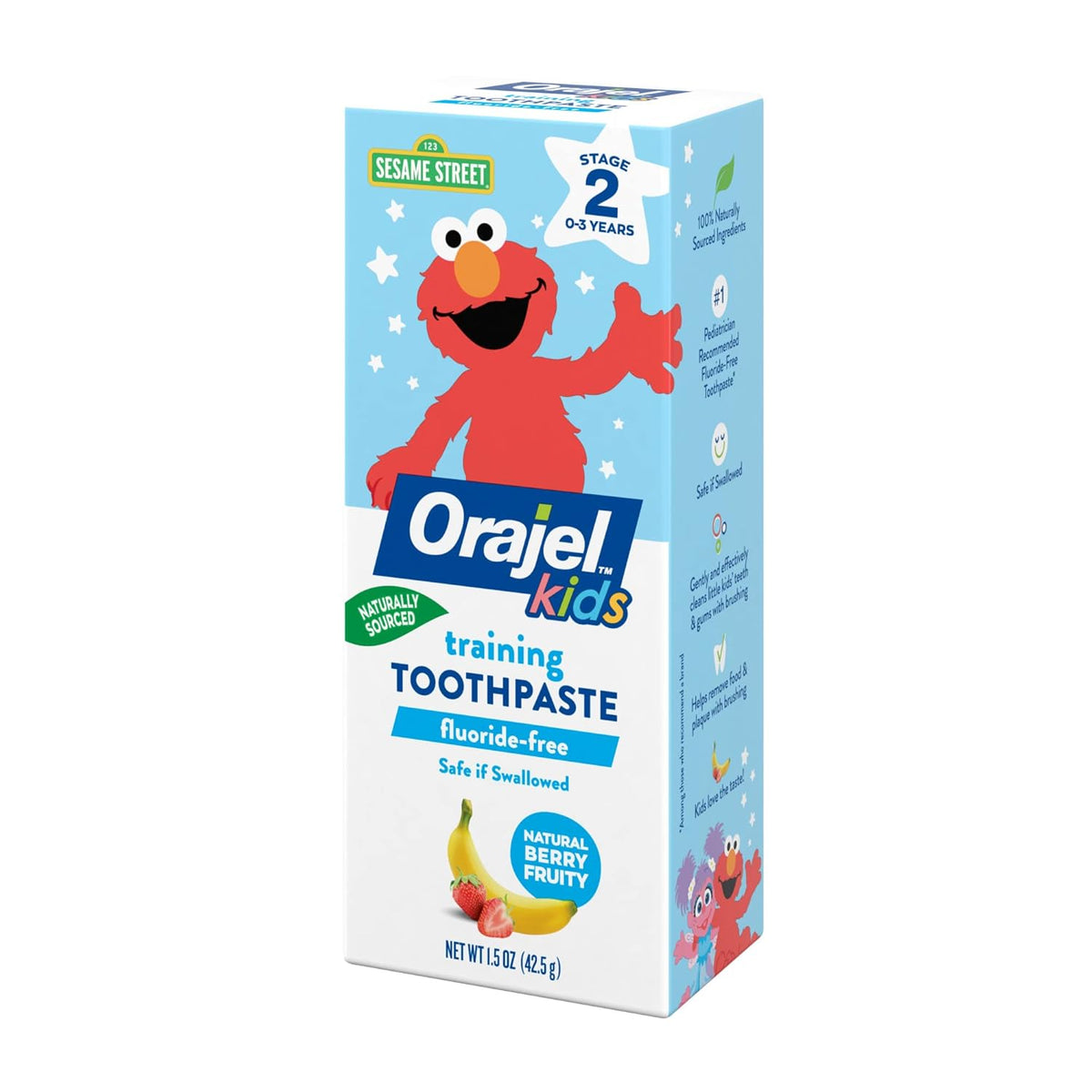 ORAJEL TRAINING TOOTHPASTE 42.5G - SESAME STREET