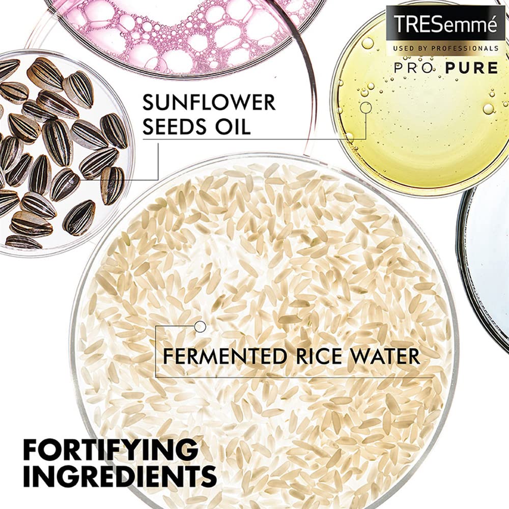 TRESemme Pro Pure Damage Recovery Mask, with Fermented Rice Water, Sulphate Free & Paraben Free, for Damaged Hair, 300 ml