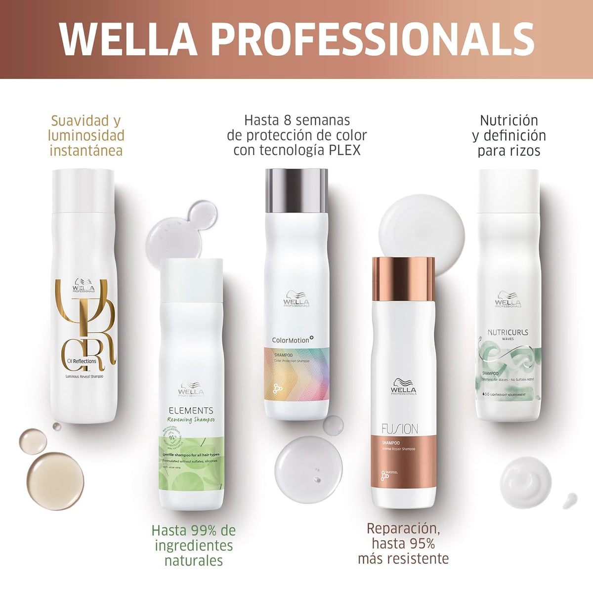 Wella Professionals Fusion Intense Repair Shampoo | 250 ml | Protecting, Repairing Hair Cleanser for Damaged Hair | With Silk Amino Acids | For Stronger, Resiliant Hair