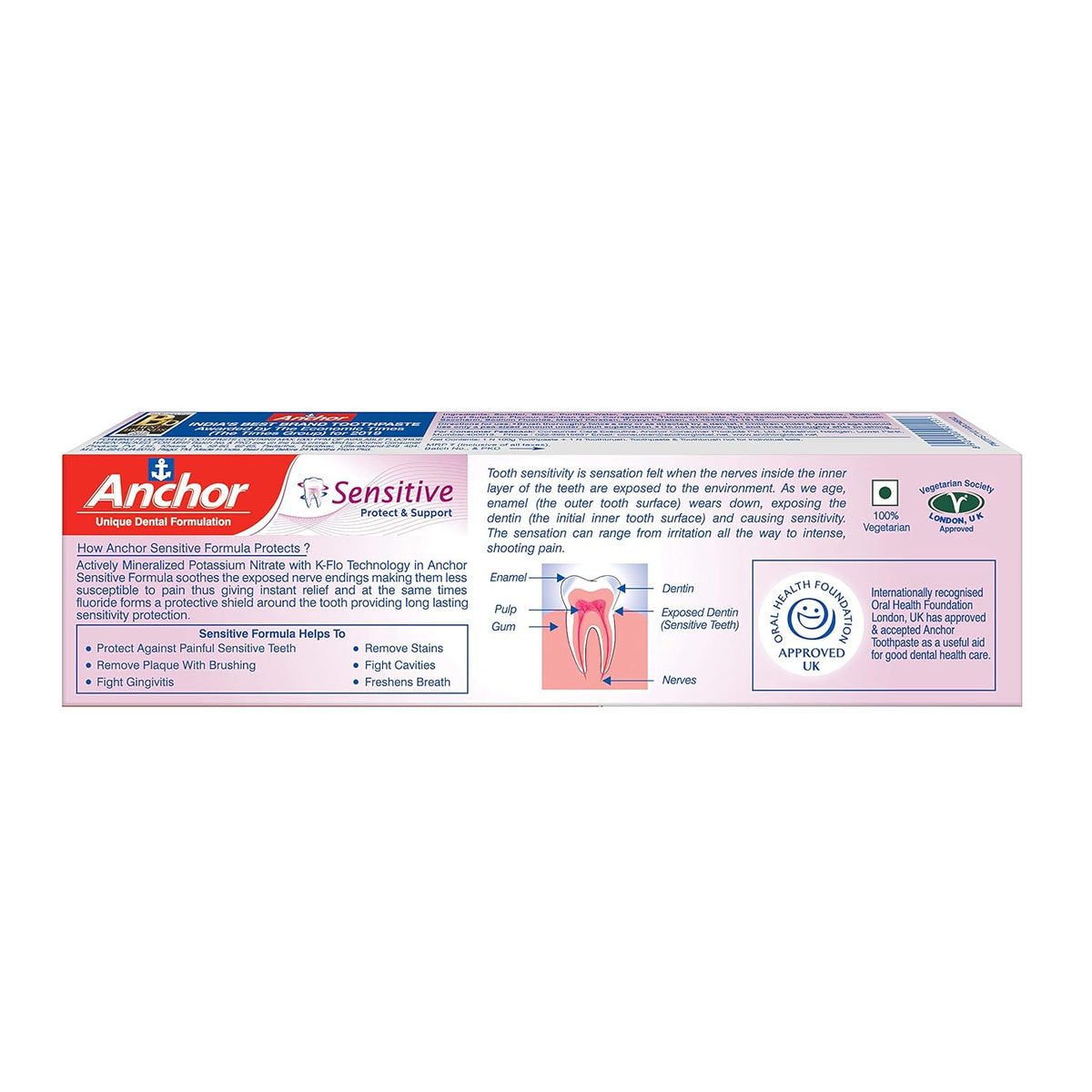 Anchor Sensitive Tooth Paste 100 gms with Toothbrush