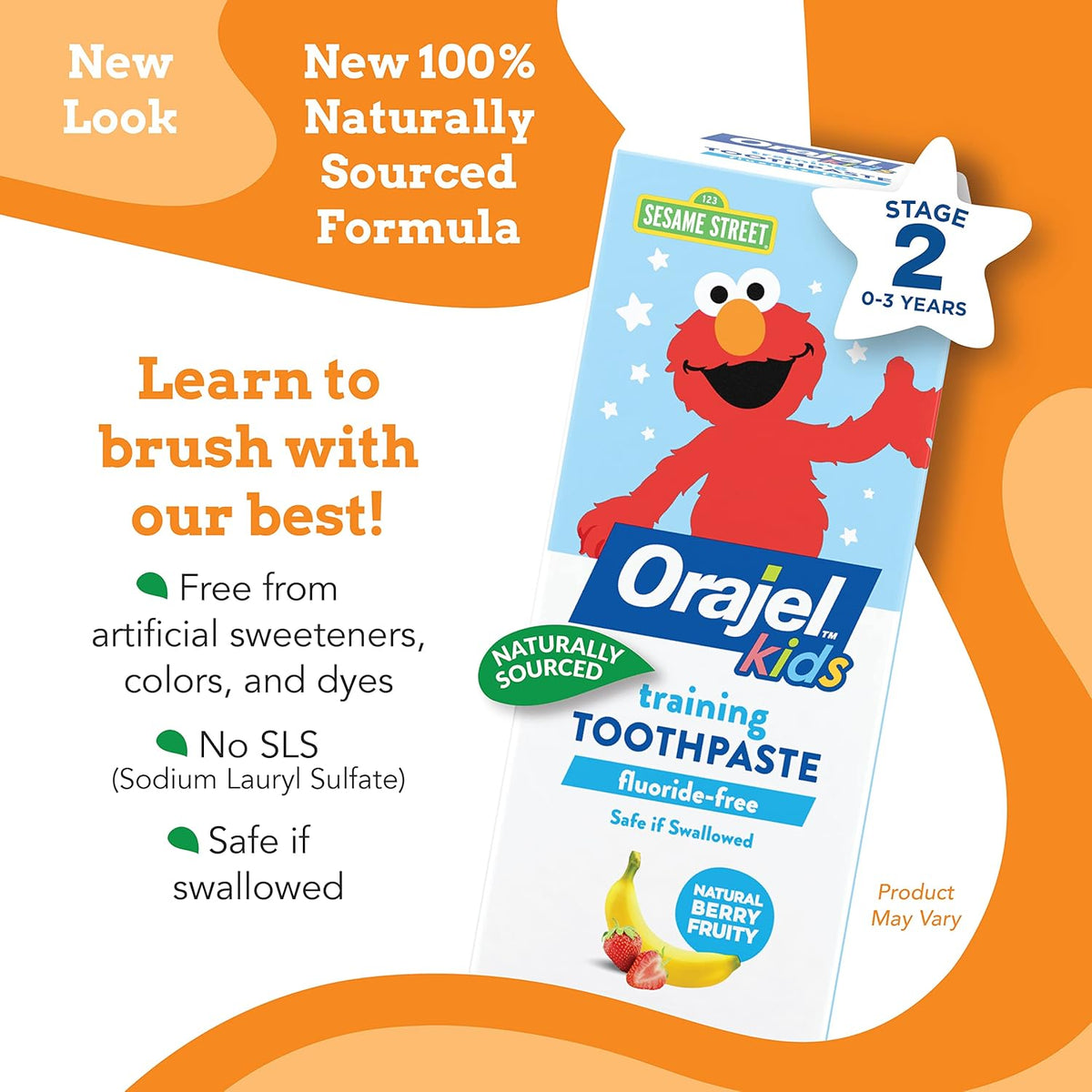 ORAJEL TRAINING TOOTHPASTE 42.5G - SESAME STREET